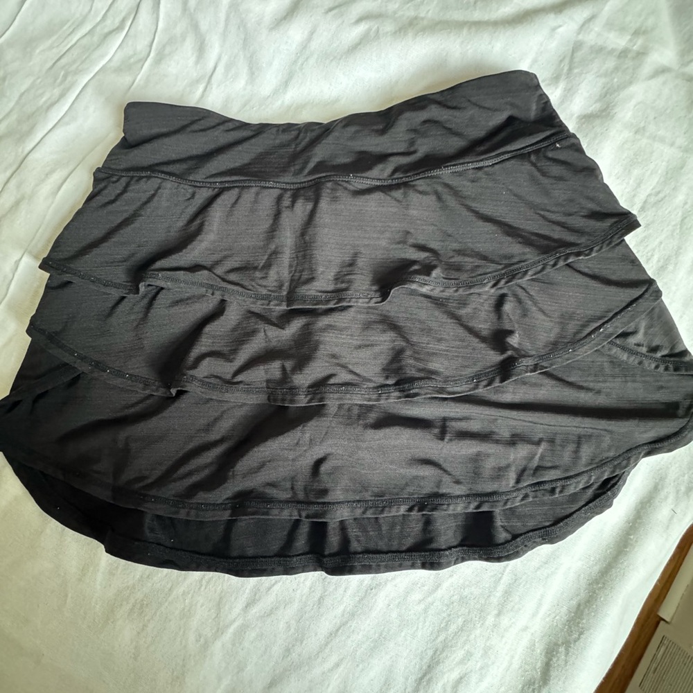 Elegant Black Layered Skirt